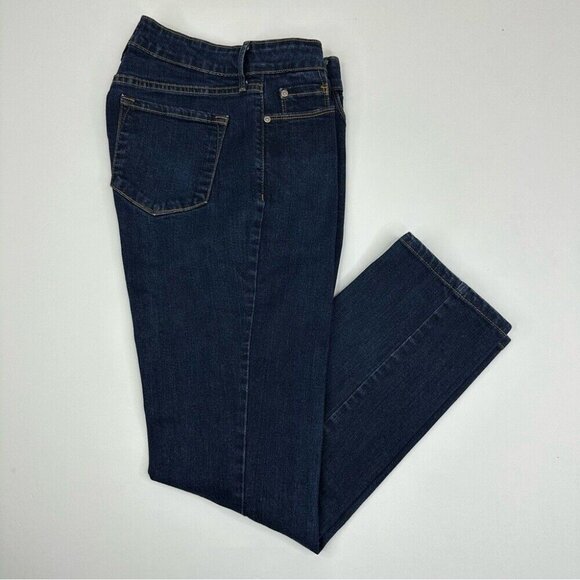 NYDJ Women's Dark Wash Mid-Rise Skinny Fit Denim Jeans 6/W28.25/L27.5 - Picture 2 of 11